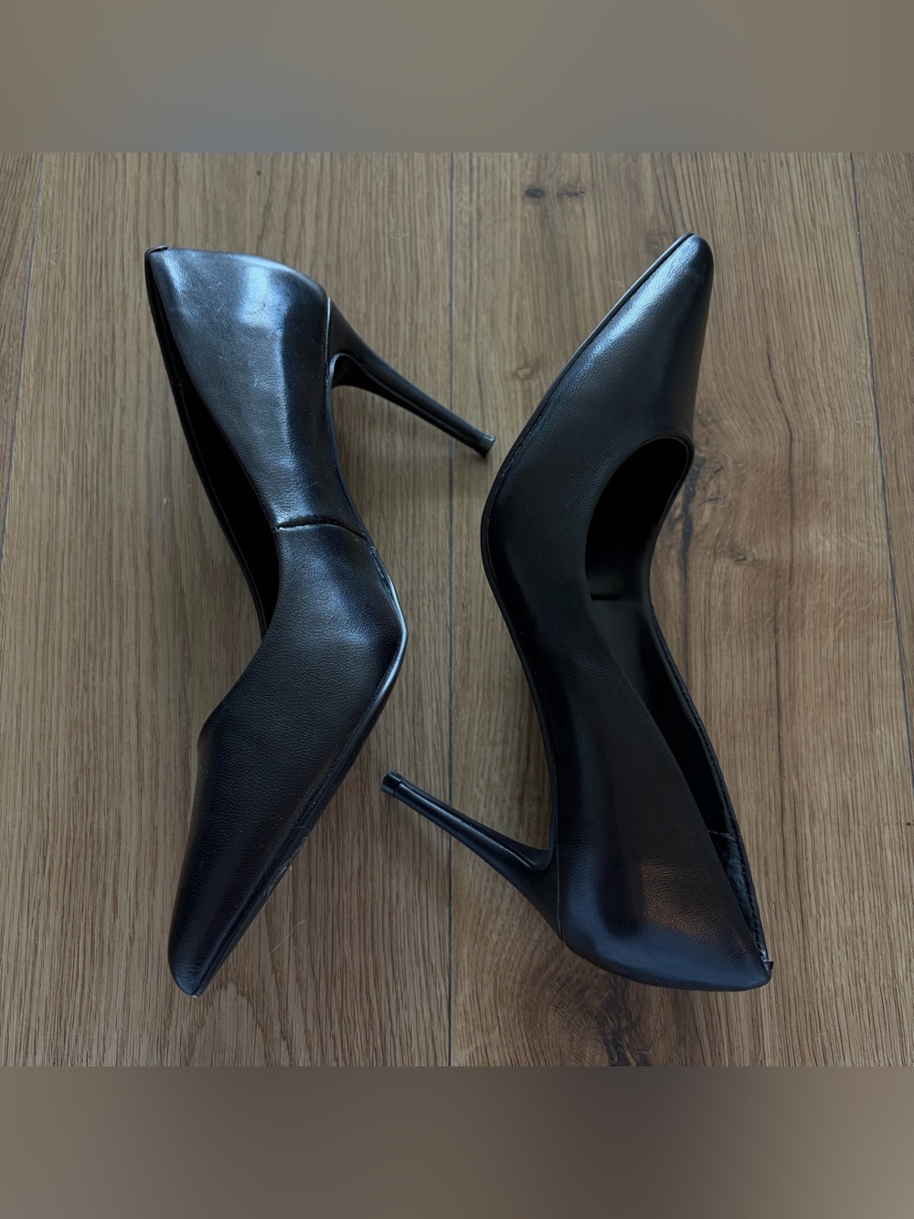 Steve Madden Black Pointed Toe Stiletto Heels